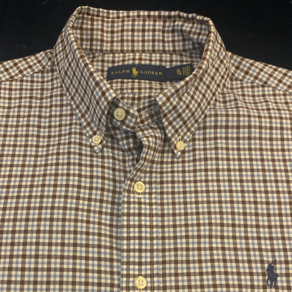 RALPH LAUREN LS All Cotton Tattersall Shirt - Picture 7 of 7